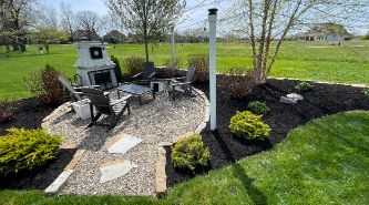 Mulching landscaping services
